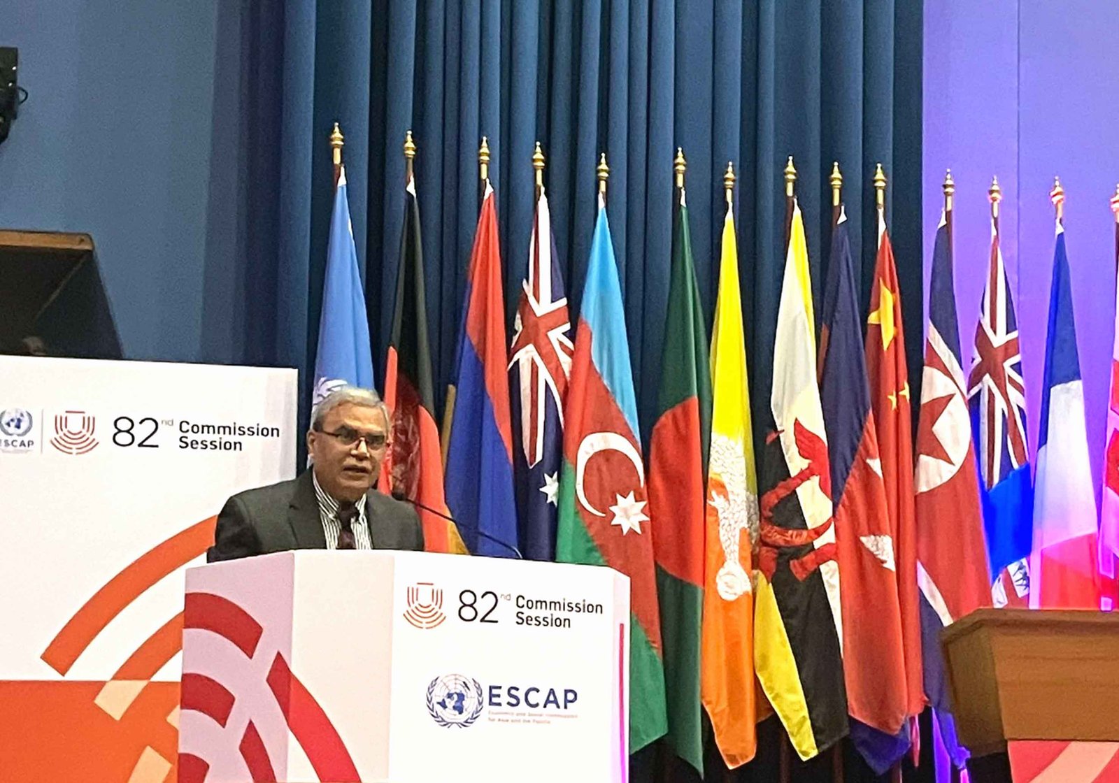 BIMSTEC Secretary General, H.E. Indra Mani Pandey, addressed the 82nd Session of the United Nations Economic and Social Commission for Asia and the Pacific (UNESCAP).